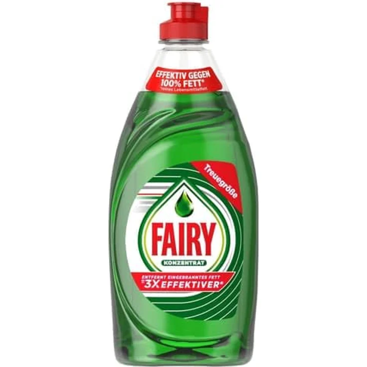 Fairy Original Geschirrspülmittel, Konzentrat zur Fettentfernung, 520 ml, grün – Bild 2