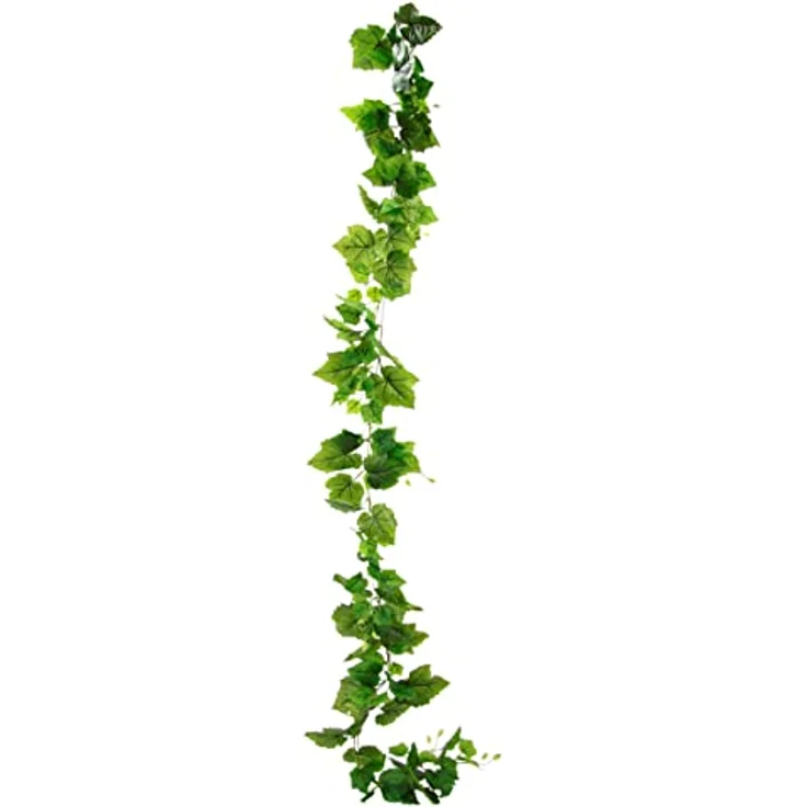 Flair Flower Girlande Weinrebe, Kunstpflanze in Grün, 180x16x8cm, ideal für Hochzeiten und Festlichkeiten, vielseitig einsetzbar zur Dekoration – Bild 1