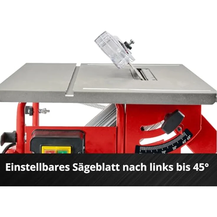 Einhell Tischkreissäge TC-TS 8 I, 500 Watt, Sägeblattneigung bis zu 45° – Bild 6
