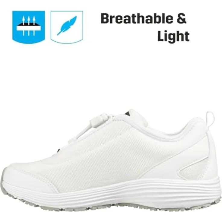 OXYPAS Superlight Sneaker Maud, ultraleichte Arbeitsschuhe mit rutschfester Sohle und herausnehmbarer Einlegesohle, schwarz – Bild 3