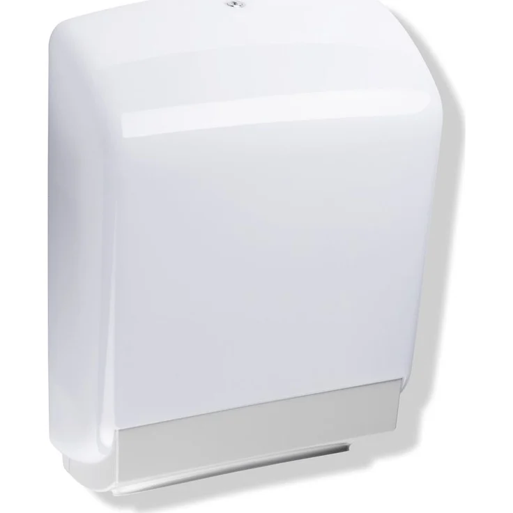 HEWI Papierhandtuchspender Serie 477, für ca. 450 St. Papier, reinweiß, 477.06.60005 99