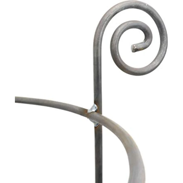 Hirsch Terracotta Staudenhalter BODO rund Ø 50 cm Höhe 95 cm Vollmaterial stabil Rankhilfe Pflanzenstütze – Bild 3