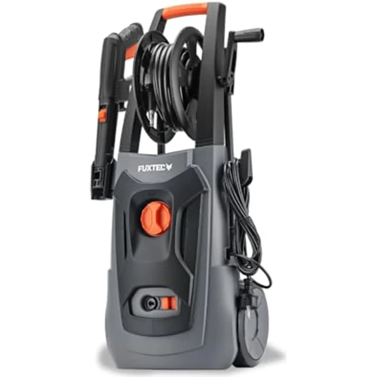 FUXTEC Hochdruckreiniger FX-HDR1800, kraftvoller 1800 Watt Motor, 130 bar Druck, benutzerfreundliche Features – Bild 5