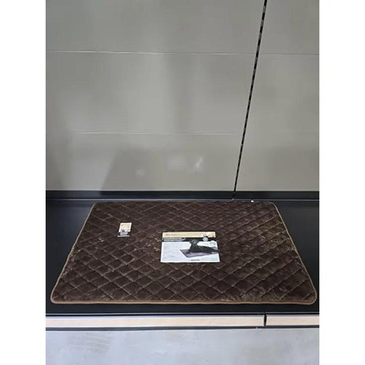 Flamingo Kissen für Hunde Weimar rechteck braun - Memory Foam Füllung - Waschbar - Rutschfester Boden - geeignet für drahtkäfige – Bild 4