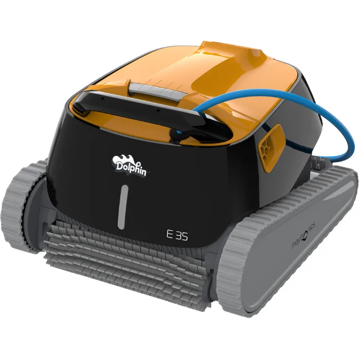 Dolphin E35 Poolroboter mit PVC Bürste, Powerstream Technologie und Aktiv-Brushing