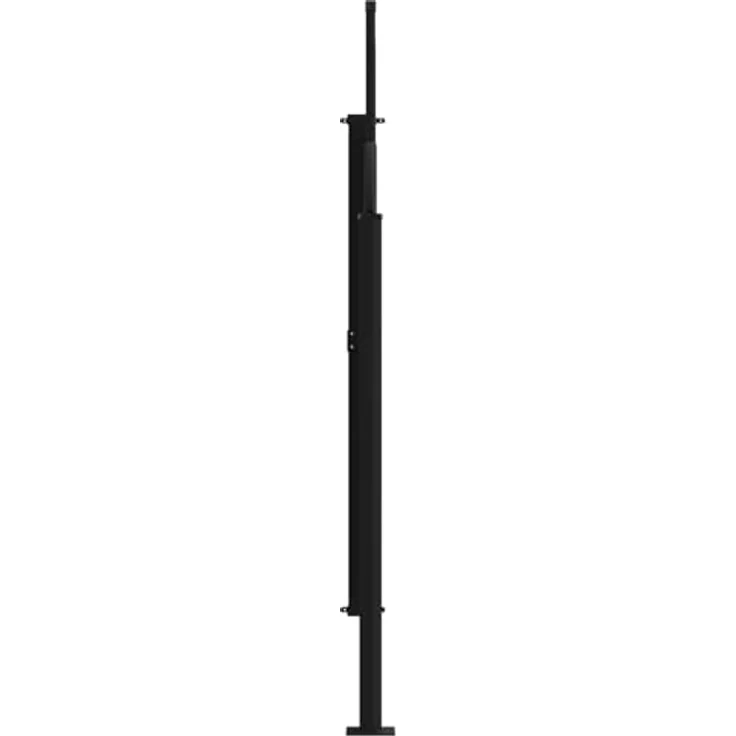 vidaXL Ausziehbare Seitenmarkise Sand, 500 x 140 cm aus wasserabweisendem Polyester mit stabilem Stahlrahmen und einziehbarem Mechanismus – Bild 8