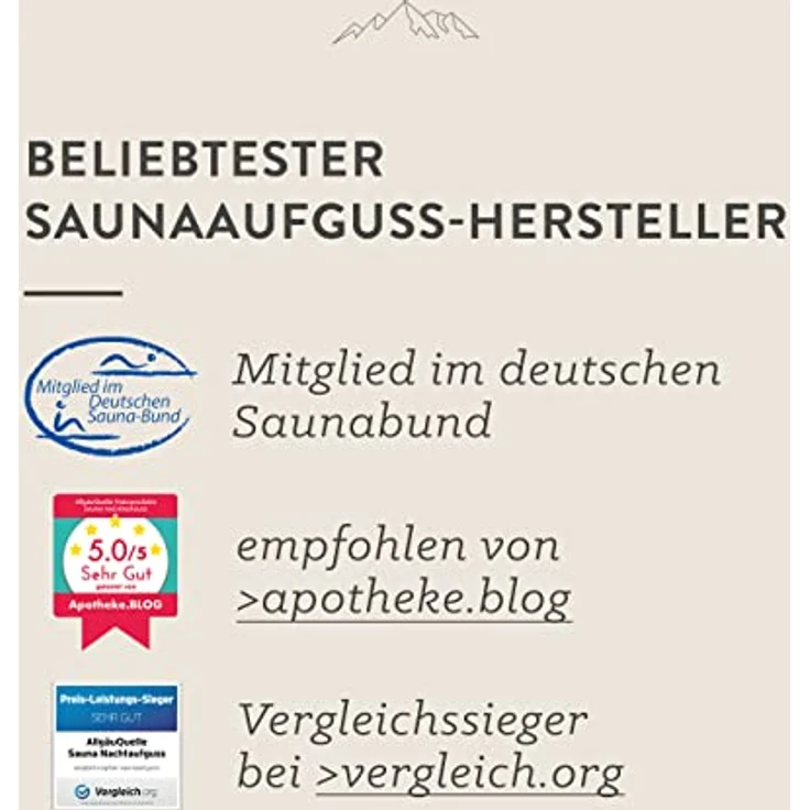 AllgäuQuelle® Saunaaufguss Nachtaufguss mit 100% Bio Ölen, Alpenzirbe und Eukalyptus, 100ml im Bio-Energie-Glas – Bild 3