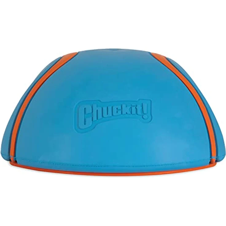 Chuckit! Super Slider Hundespielzeug zum Selbstabholen, quietschendes Spielzeug für den Innenbereich, gleitet harmlos auf den meisten Oberflächen im Innenbereich, blau – Bild 3