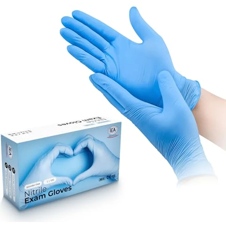 IEA Medical Nitrilhandschuhe blau – Bild 2