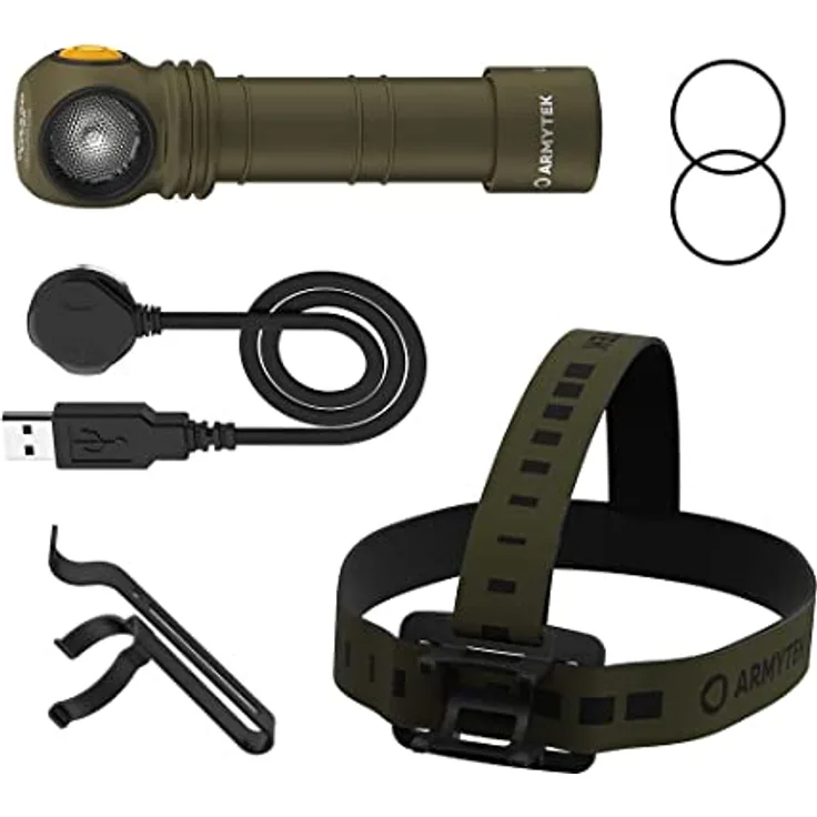 Armytek Wizard C2 Pro Magnet USB Olive Kaltweiss