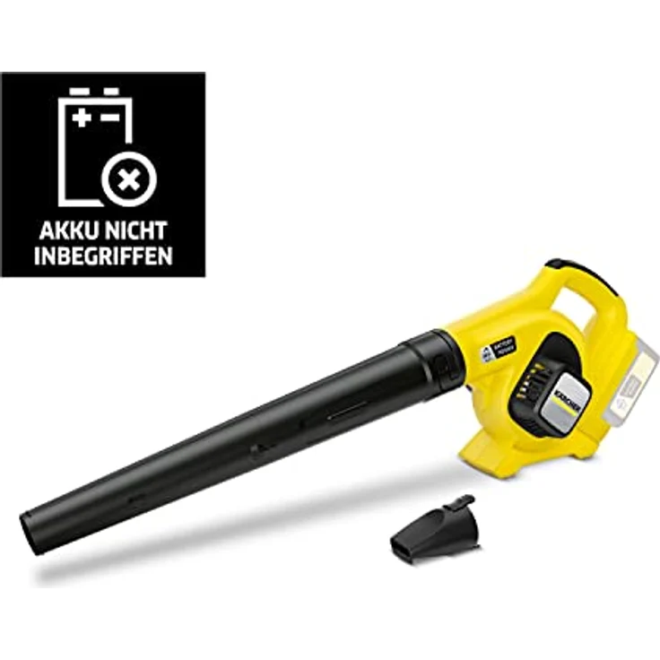 Kärcher Akku-Laubbläser LBL 4 Battery (Luftgeschwindigkeit: 250 km-h, Blasrohr, Flachdüse inkl. Kratzkante, ohne Akku, ohne Ladegerät) – Bild 2