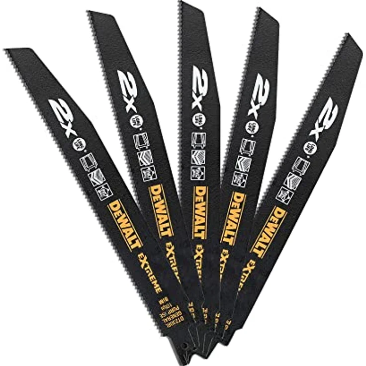 Dewalt DT2308L-QZ EXTREME Bimetall Säbelsägeblatt 228 (5 Stk.), Multi, 228 mm – Bild 2