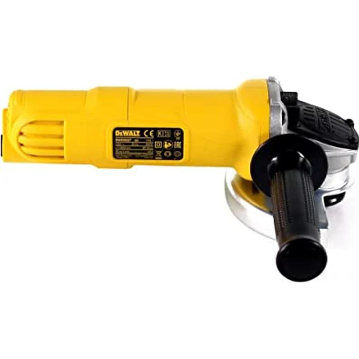 DeWalt Winkelschleifer (800 W, 125 mm Scheiben-Ã¸, Wiederanlaufschutz, Sanftanlauf, für alle Standard-Trenn,- Schleif- und Schrupparbeiten, inkl. Schutzhaube, Zusatzhandgriff und Zubehör) DWE4057 – Bild 5