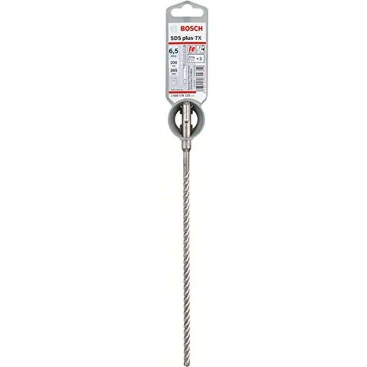 Bosch Professional Hammerbohrer SDS Plus-7X (für Beton und Mauerwerk, 6,5 x 200 x 265 mm, Zubehör Bohrhammer) – Bild 2