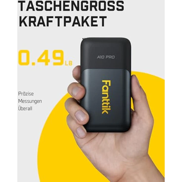Fanttik A10 Pro, 2-in-1 Laser Entfernungsmesser und Maßband für präzise Distanzen, kompakt und handlich – Bild 6