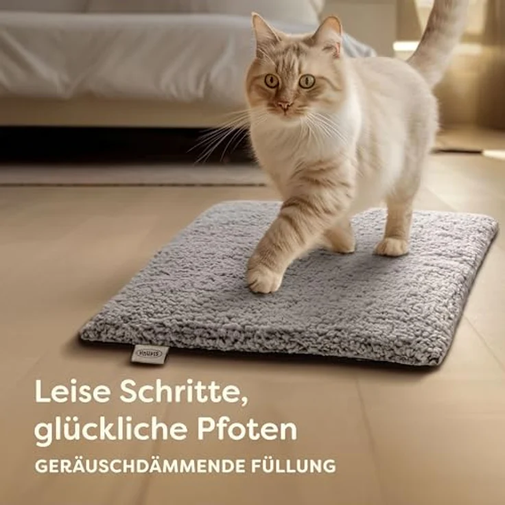 Selbstheizende Decke für Katzen & Hunde 60x45cm - Weich & kuschelige Katzendecke - Geräuschdämpfung - Waschbarer Bezug - Mit Rutschfester Unterseite – Bild 4