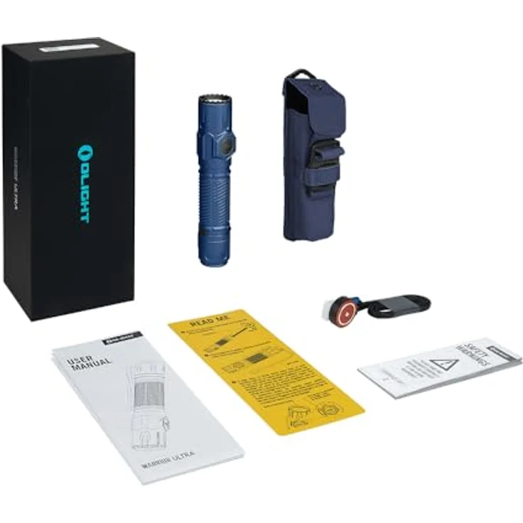 Olight Warrior Ultra, Taschenlampe mit 2500 Lumen und 320 m Reichweite, IPX8 wasserdicht, 5000 mAh Akku – Bild 7