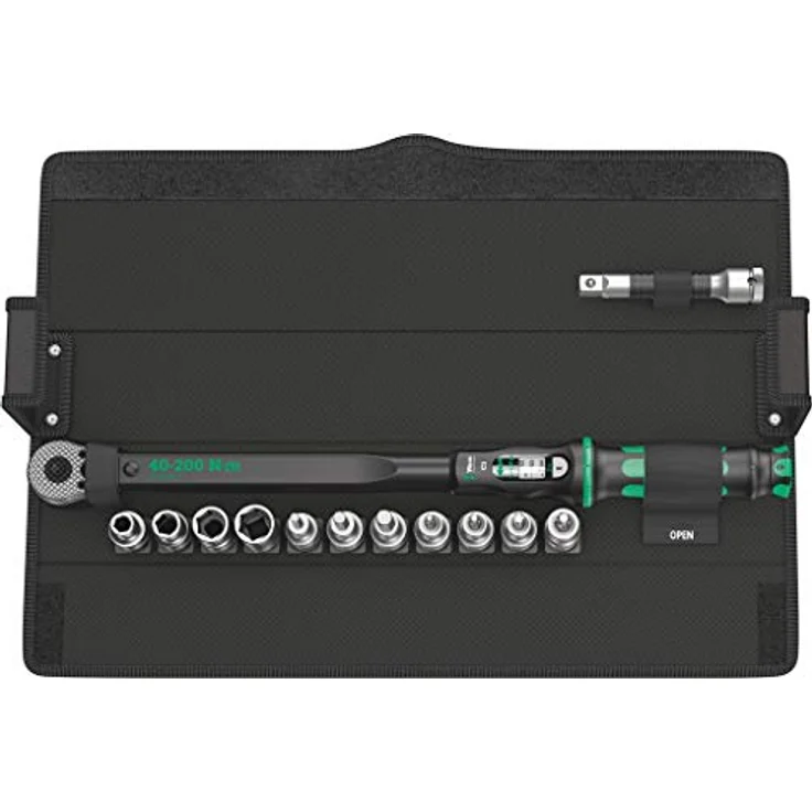 Wera 05075680001 Click-Torque C 3 Set 1 Drehmomentschlüsselsatz, Schwarz, 13-Teilig – Bild 3