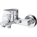 AM.PM FTA10000 Hit Einhebel-Wannenarmatur, Chrom, mit 35 mm Soft Motion-Keramikkartusche und automatischer Umstellung zwischen Brause und Wannenauslauf