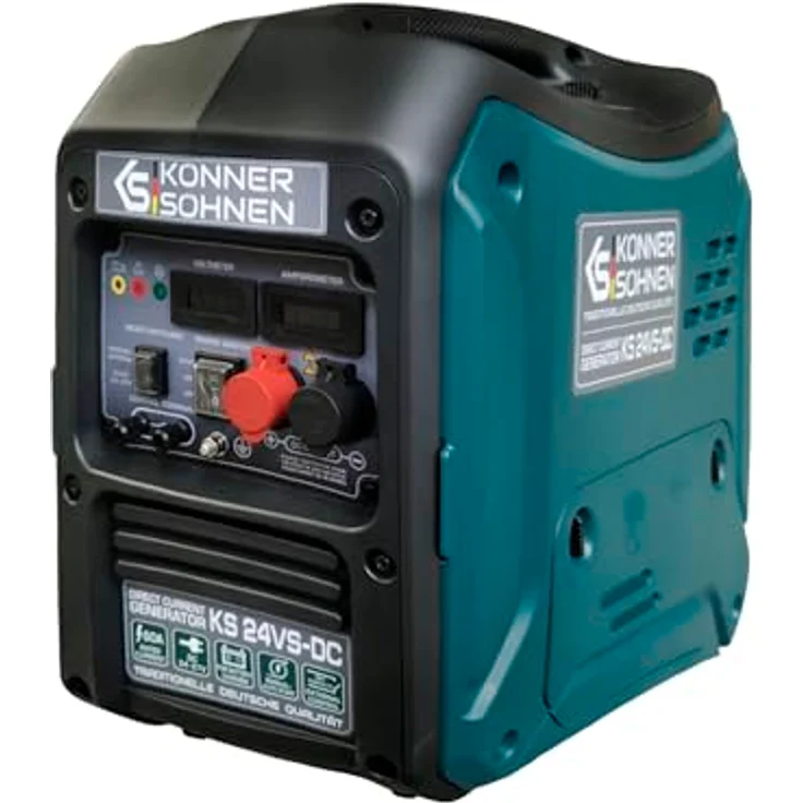 Könner & Söhnen KS 24VS-DC, Gleichstromgenerator 24V 60A DC mit schallgedämpftem Gehäuse, AUTO & MANUELL – Bild 1