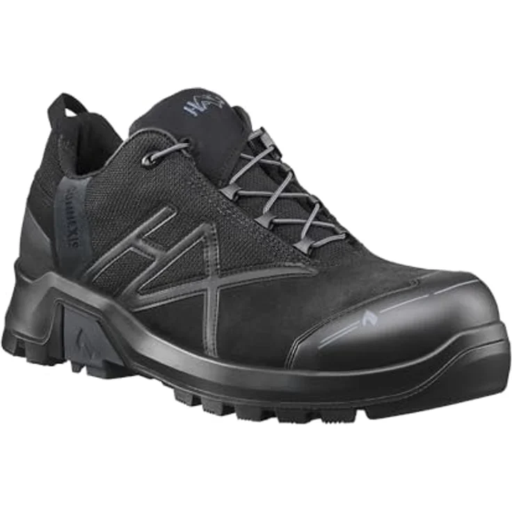 HAIX® CONNEXIS Safety+ GTX Low, schwarze Arbeitsschuhe mit GORE-TEX® Futter und rutschfester Gummi-Laufsohle, Größe 7.5 – Bild 1