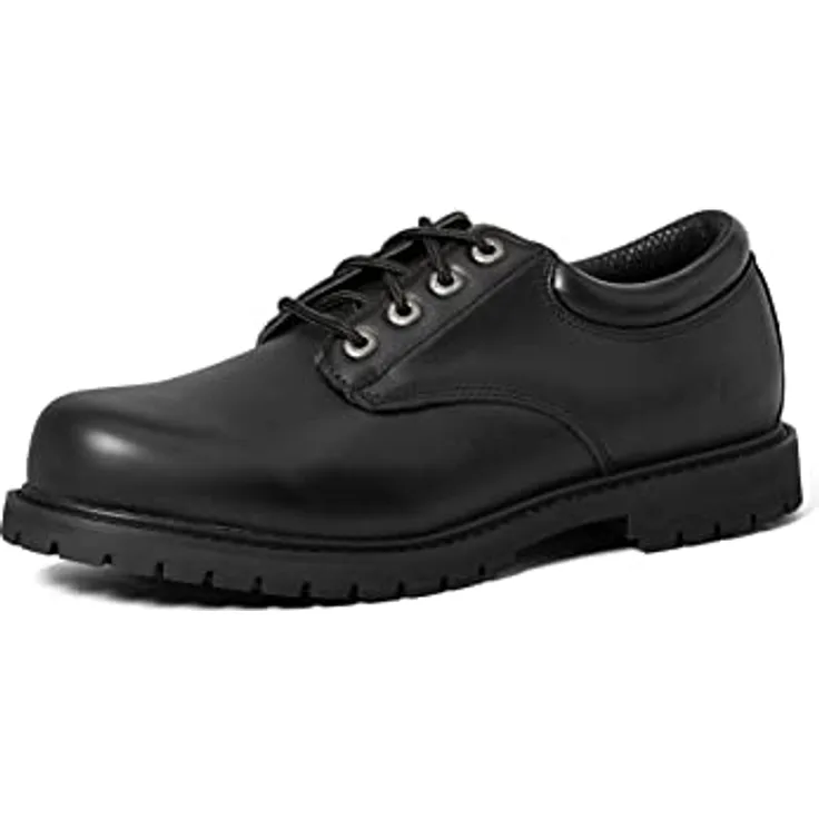 Skechers Cottonwood- Elks SR, Schnürschuh für Gastronomie mit Memory Foam Innensohle, schwarz