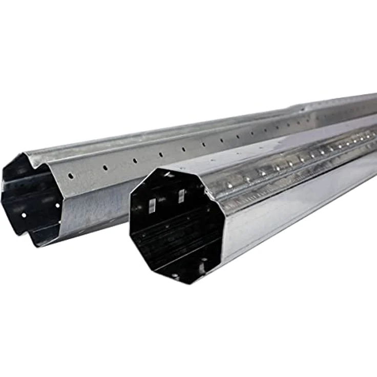 Schellenberg 86005 Stahlrohrwellen-Set Rolladenwelle SW 60 Maxi Achtkantwelle für Rolladen 160 cm, kürzbar – Bild 4