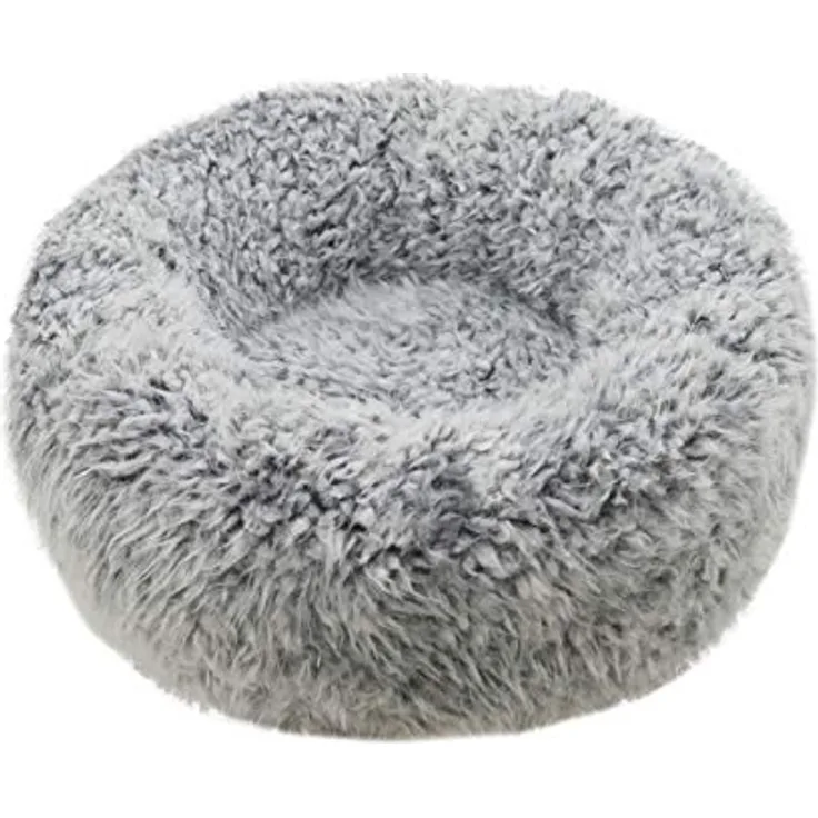 Rosewood Silver Fluff Comfort Hundebett, rund, Größe M, 66 x 66 cm