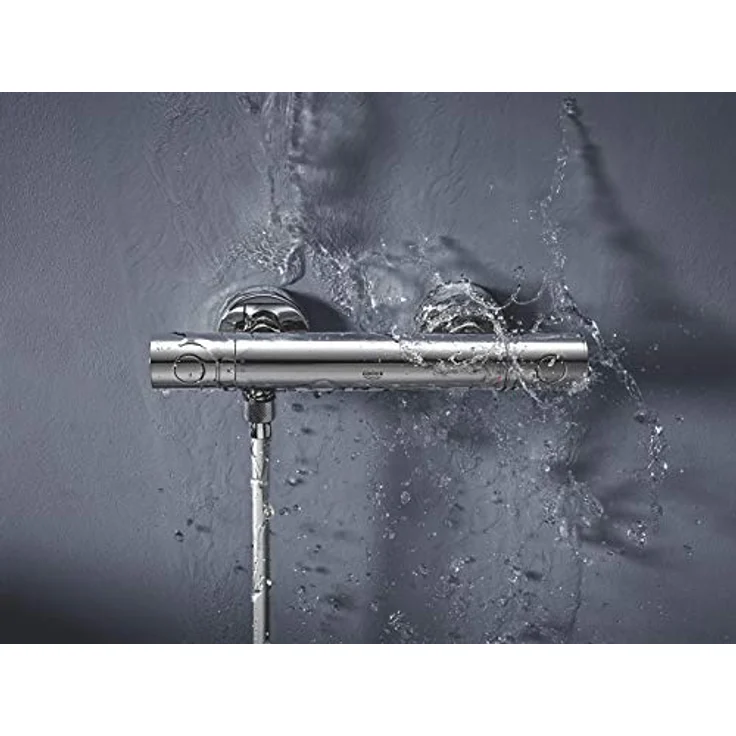 Grohe Grohetherm 800 Cosmopolitan Thermostat-Brausebatterie, DN 15, chrom (34765000) – Bild 3