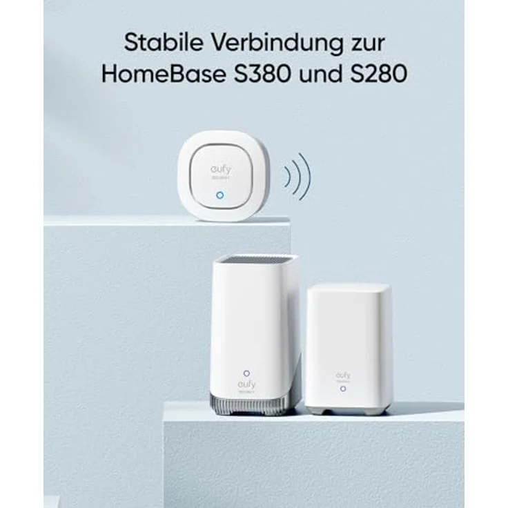eufy Security Sirene, 105dB kabelloser Alarm, IP65 wetterfest, 2 Jahre Batterielaufzeit, kompatibel mit Homebase 2 & 3, App Steuerung – Bild 3