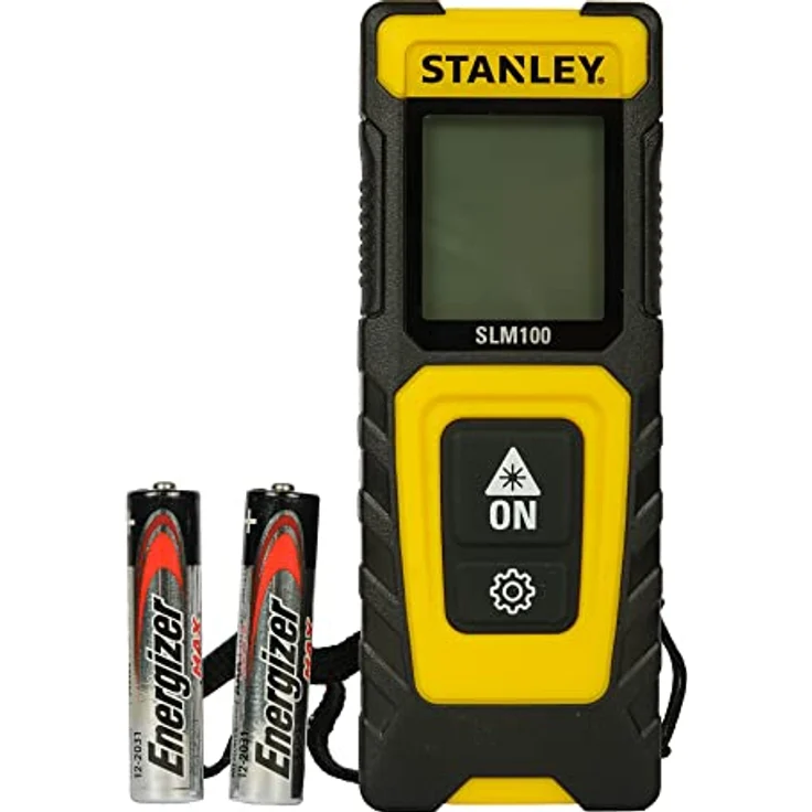 Stanley SLM100, Laser-Entfernungsmesser bis 30 m, 3 mm Genauigkeit, IP40 geschützt, Anti-Rutsch Design – Bild 10