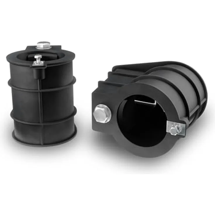 Astralpool Leitereinbauhülse Kunststoff für Holm Ø 43mm, 2er Pack zum Einbetonieren
