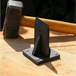 HackMonster Holzspalter HackMonster© Holz-Spalter Spalt-Keil Splitter Anmach-Holz Aufsatz für - Sicher und schnell, Made in Germany, Klein (S) - blau