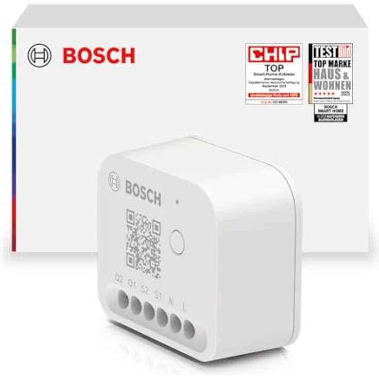 Bosch Smart Home Licht-/Rollladensteuerung II, multifunktionale Steuerung für Beleuchtung und Beschattung, kompatibel mit Amazon Alexa, Google Assistant und Apple HomeKit – Bild 1