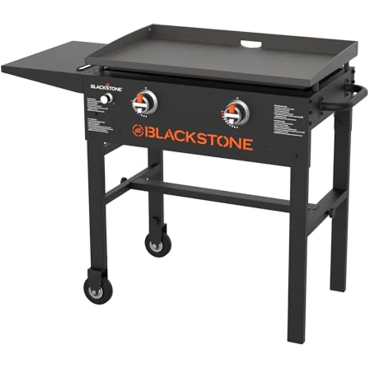 Blackstone 28″ Griddle Tischgrill mit 2 Brennern, Gasgrill in Schwarz – Bild 3
