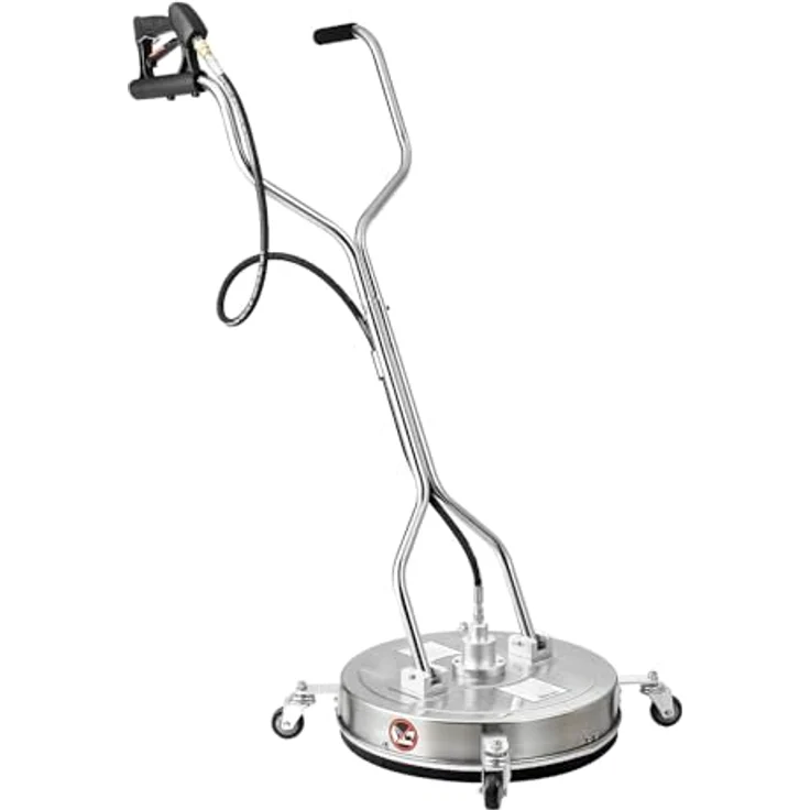 VEVOR 535 mm Hochdruckreiniger-Oberflächenreiniger, Edelstahl, 275 Bar max. mit Doppelgriff, 2 Düsen, Spray für Betonterrasse – Bild 4