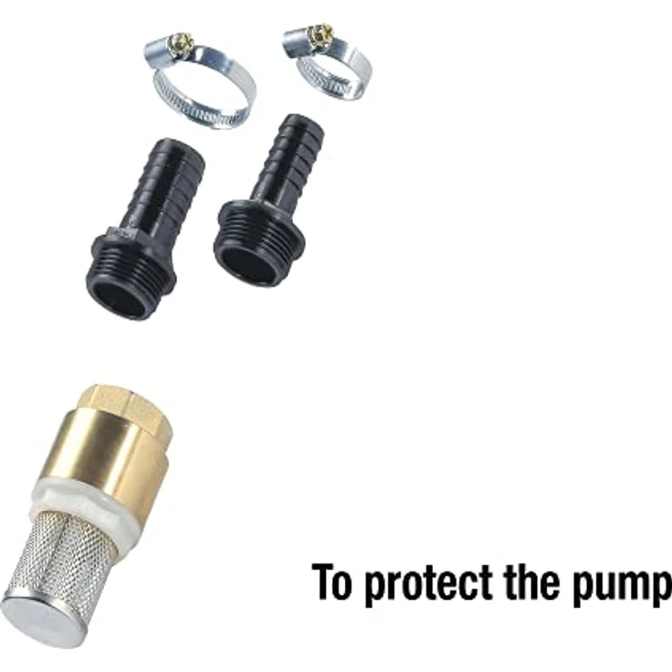 Gardena Saugfilter mit Rückflussstopp, 19 mm (3-4 Zoll) - 25 mm (1 Zoll): Effizienter Schlauchfilter zum Anschluss an den Saugschlauch, robust (1728-20) – Bild 4