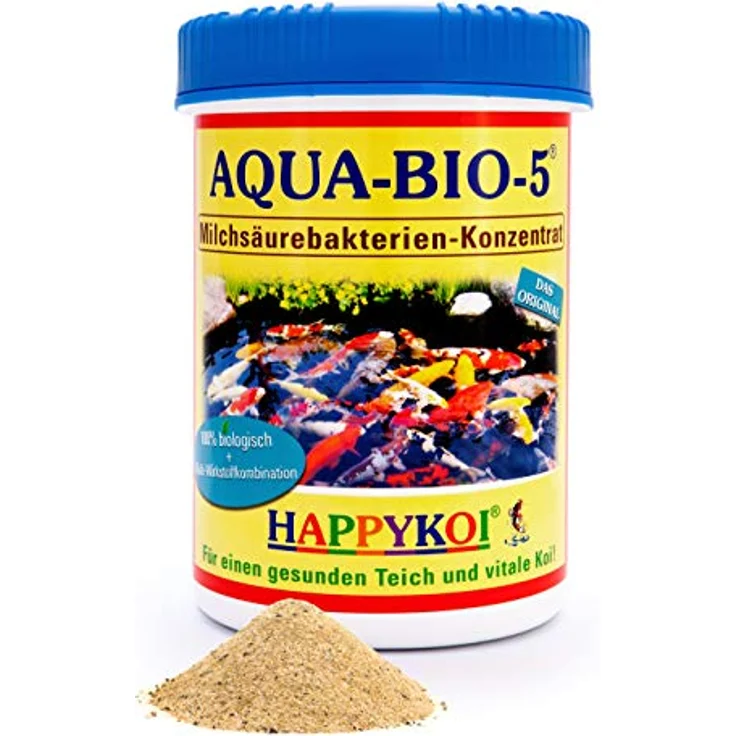 Engelnburg 1Liter AQUA Bio 5 Milchsäurebakterien Pulver, probiotische Filterbakterien für Koiteich, Teich und Gartenteich, unterstützen Nitrifizierung, Bauen Algen und Schlamm ab - Umweltfreundlich, vielseitig, natürliche Teich- & Brunnenpflege – Bild 2