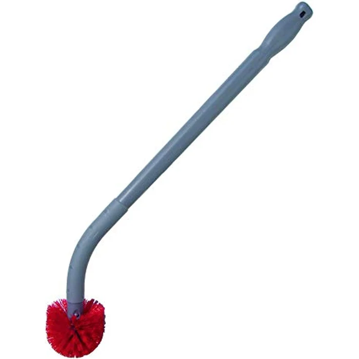 UNGER Toilettenbürste komplett (mit Bürstenhalter + Ersatzbürste, Stiellänge 66 cm, Halter ergonomisch) BBWHR – Bild 2