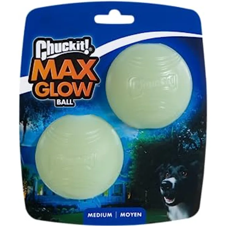 Chuckit! CH33067 Max Glow Medium 2-er Pack