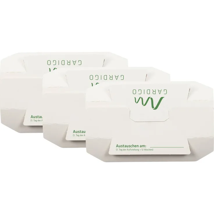 Gardigo 668043 Lockstoff Ungezieferfalle, 3er Set für effektive Bekämpfung von Küchenschaben, 160mm x 50mm