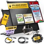 Solakon Balkonkraftwerk 890W / 600W Solaranlage Steckerfertig WIFI mit Balkon Halterung Komplettset Photovoltaik Anlage 600W/800W