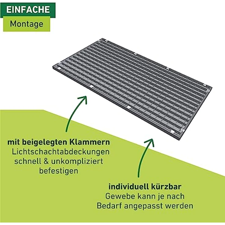 Windhager Lichtschachtabdeckung Fiberglas 60x135 cm – Bild 5