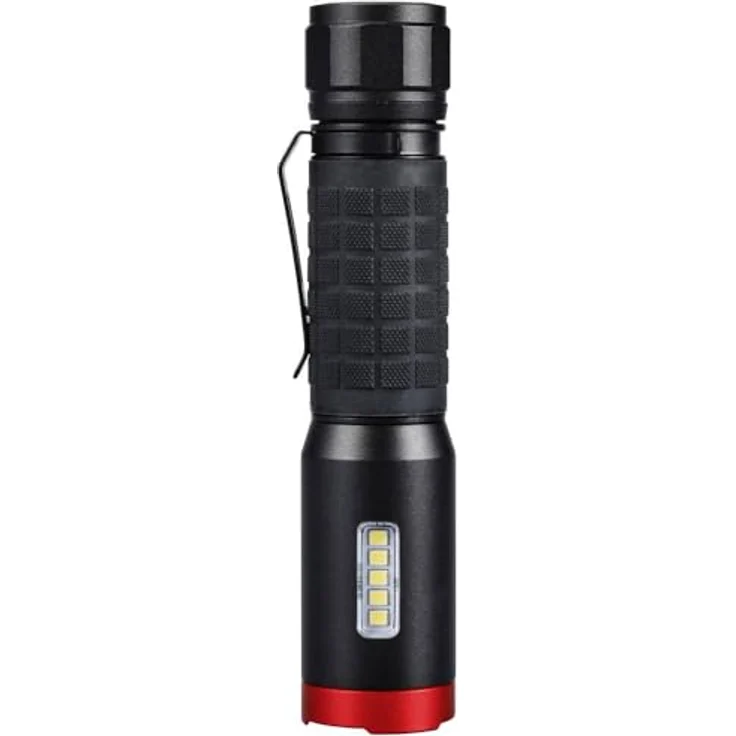 Toolcraft LED Handlampe verstellbar, 1000 lm, mit Magnethalterung, Gürtelclip, Li-Ionen Akku, 5 h Laufzeit – Bild 4