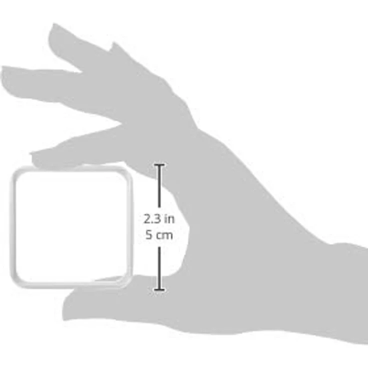 BJ Reflex SI Zwischenring 5 cm x 5 cm, Alpinweiß, elegantes Schalter-Zubehör für zeitlose Innenausstattung – Bild 4