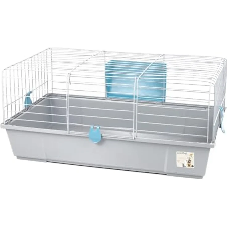 GarPet Kaninchenkäfig innen Indoor Hasenkäfig Meerschweinchen Käfig Hasenstall Kaninchenstall Nagerkäfig – Bild 1