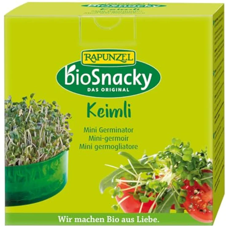Rapunzel Keimschale Keimli bioSnacky, Anzuchthilfe für Sprossen aller Art, 1 Stück