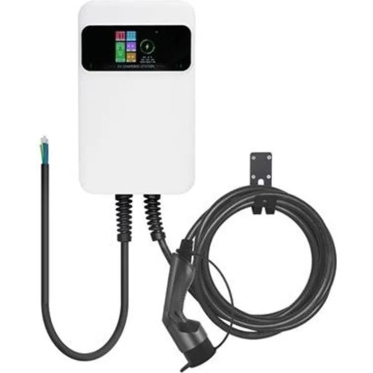Besen SQ20-11KW-APP Wandladegerät für Elektroautos mit Bluetooth-App-Steuerung, 8.9 cm Farb-LCD und IP66-zertifiziertem Gehäuse