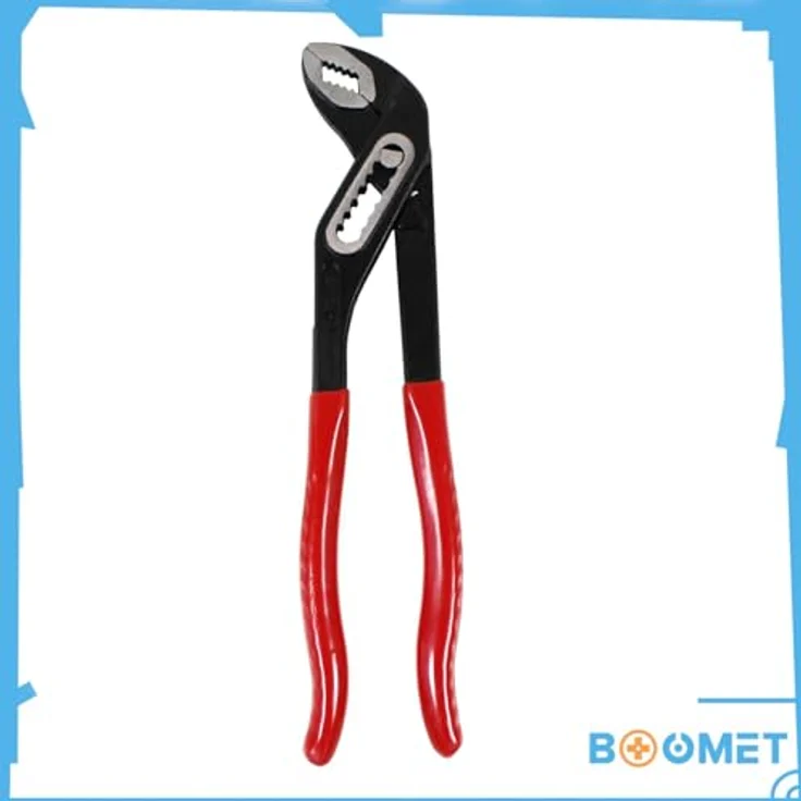 BOOMET Wasserpumpenzange 300mm, Robuste Zange für präzises Greifen und Halten, Ideal für Armaturen und Rohrarbeiten – Bild 2