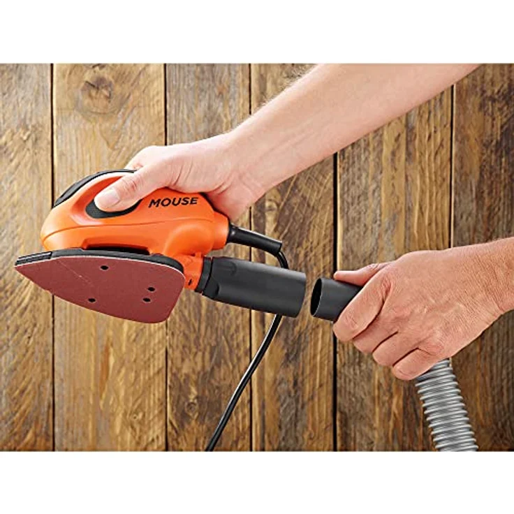 Black und Decker 55 Watt Kompakt-Mouse Schleifblätter Koffer BEW230K-QS – Bild 5